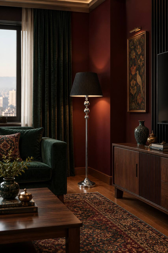 آباژور ایستاده کنار سالنی مدل ورونا (Verona) کد FL-005