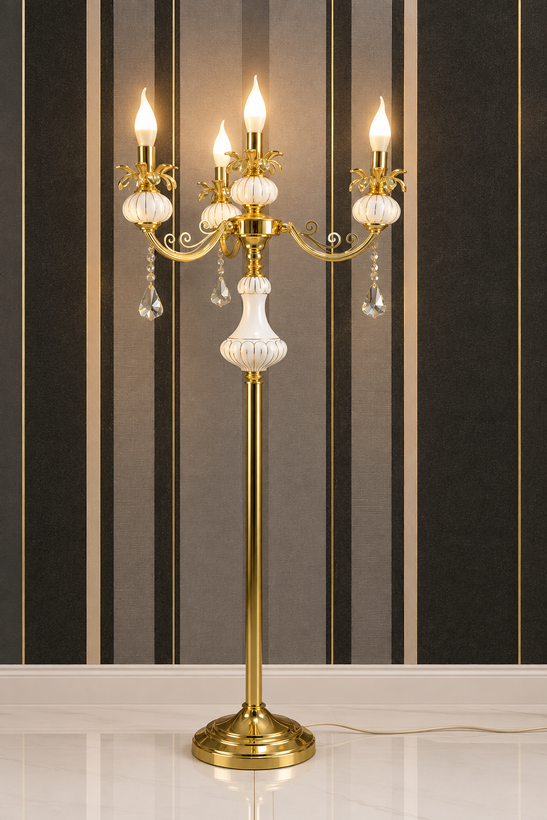 خرید آباژور ایستاده کنار سالنی مدل لیویا (Livia) کد FL-007