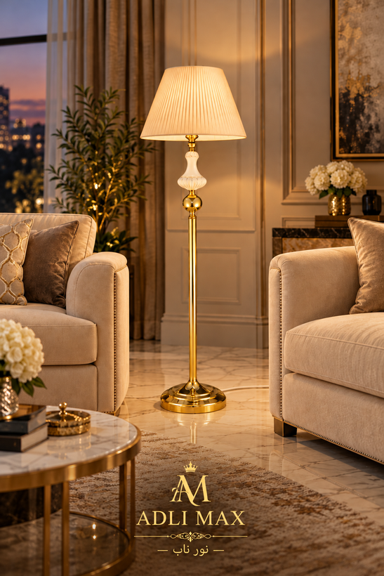 خرید آباژور ایستاده کنار سالنی مدل پِرلا (PERLA) کد FL-009-M